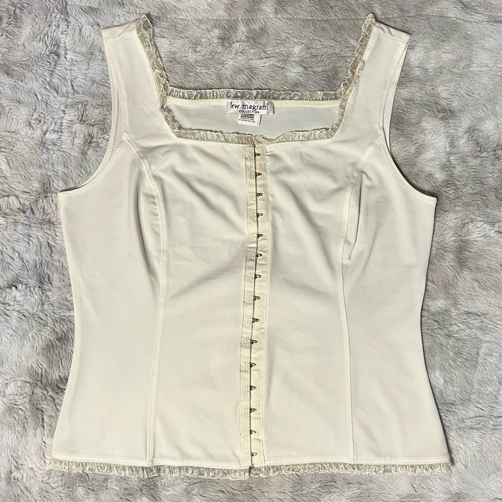 Ivory Sleeveless Blouse by Free People